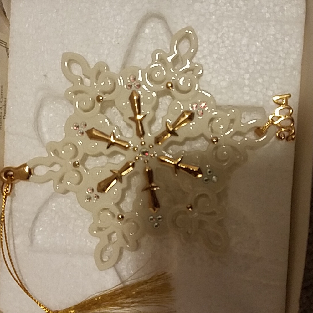 Lenox China Snowflake ornament